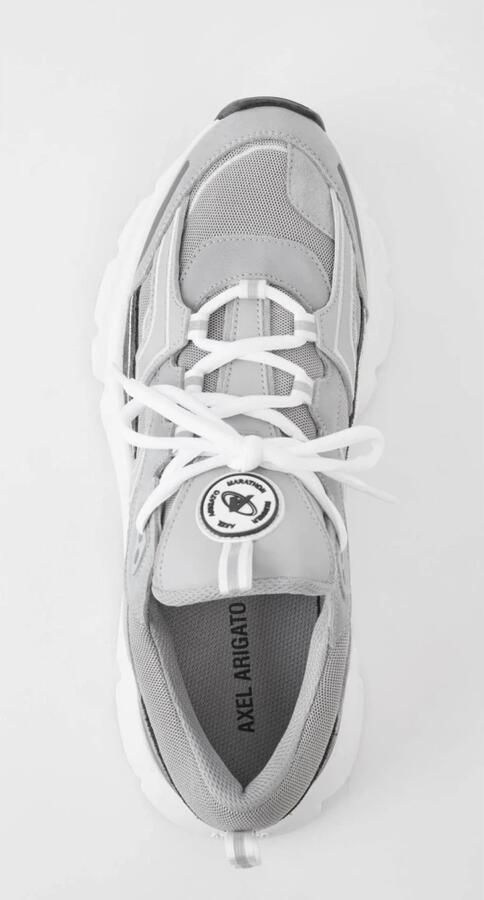 Axel Arigato Grijze Leren Marathon R-Trail Chunky Sneakers Grijs Heren