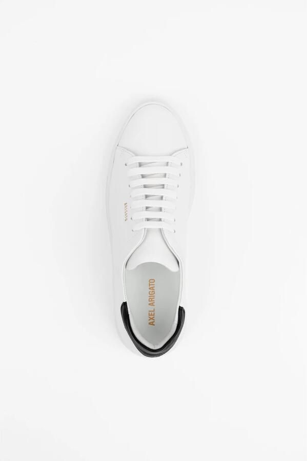 Axel Arigato Witte Leren Sneakers met Gouden Detail White Heren