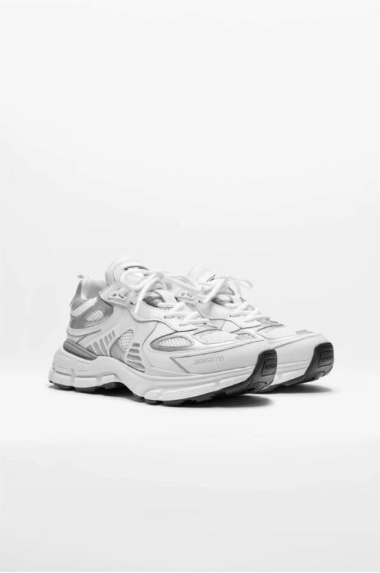 Axel Arigato Witte lage sneakers met reflecterende details White Dames - Foto 4
