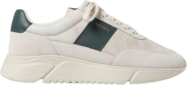 Axel Arigato Beige Leren Suède Genesis Sneakers Beige Heren