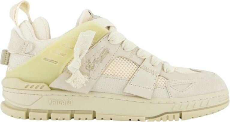 AXEL ARIGATO Lage Sneakers Dames Area Patchwork Sneaker Maat: 41 Materiaal: Suède Kleur: Beige - Foto 3