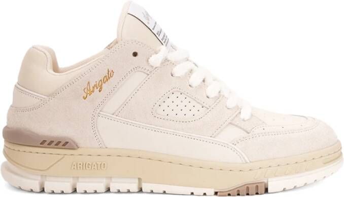 Axel Arigato Area Lo sneaker van leer met suède details