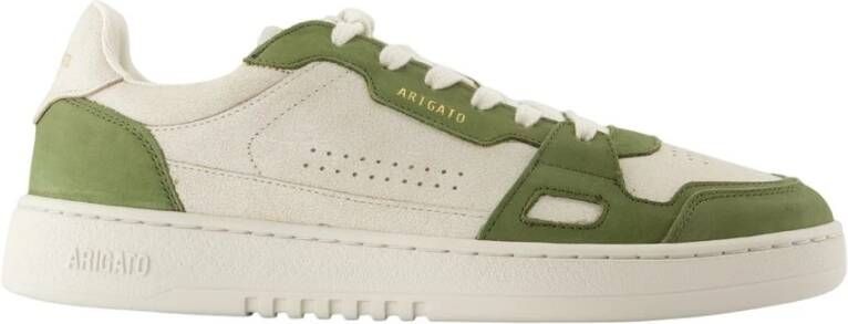 Axel Arigato Beige Groen Leren Sneakers Dice Lo