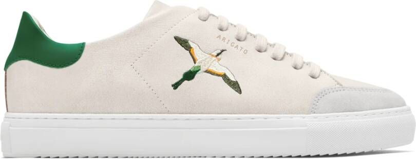 Axel Arigato Bij Vogel Geborduurde Sneaker Beige Heren