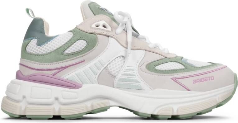 Axel Arigato Sportieve Elegantie Lederen Textiel Sneakers Multicolor Dames