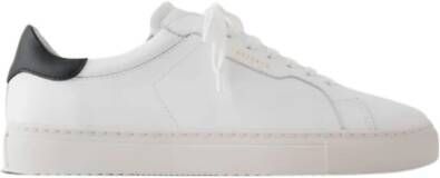 Axel Arigato Clean 180 Sneakers Wit Zwart Leer Gerecyclede Rubberen Zool White Heren