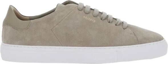 Axel Arigato Clean 90 Beige Sneakers met Zijlogo Beige Heren