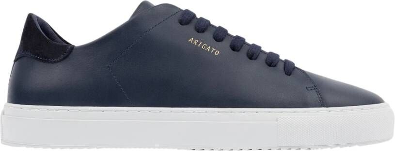 Axel Arigato Clean 90 Navy Lage Sneakers Blauw Heren