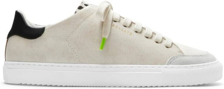 Axel Arigato Contrastpaneel Leren Sneaker Beige Dames