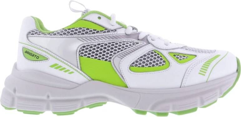Axel Arigato Low-Top Sneakers Dames Marathon Runner Wit Groen in wit