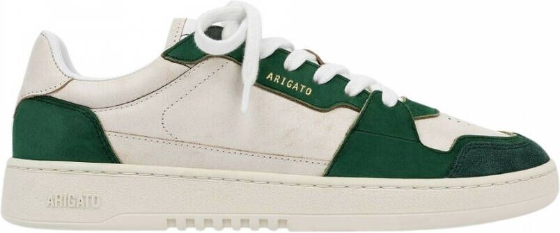 Axel Arigato Handgemaakte Vintage Sneakers met Contrastleer en Suède Beige