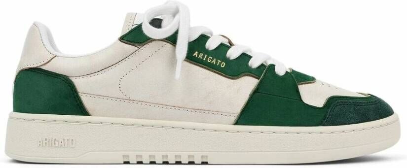 Axel Arigato Handgemaakte Vintage Sneakers met Contrastleer en Suède Beige