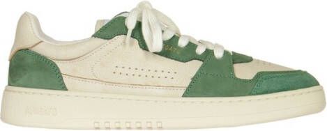 Axel Arigato Handgemaakte Vintage Sneakers met Contrastleer en Suède Beige Heren
