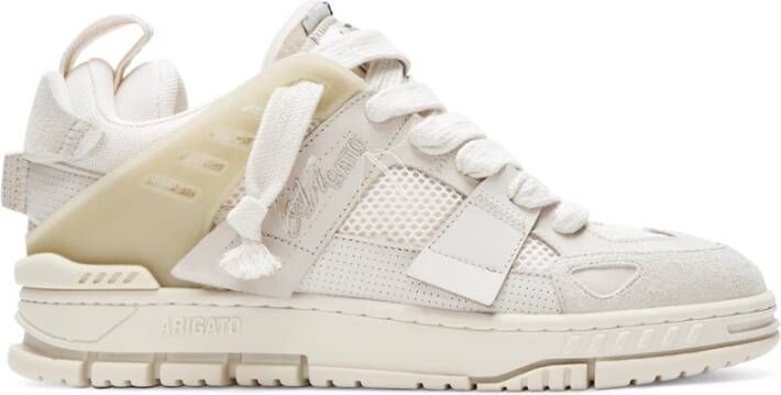 Axel Arigato Gebied Patchwork Sneaker Beige Heren