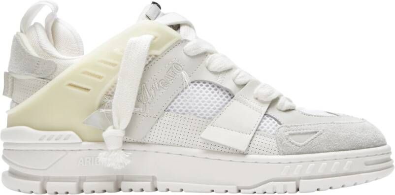Axel Arigato Patchwork Sneakers met Suède Details Beige Heren