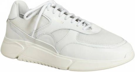 Axel Arigato Genesis Leather And Mesh Sneakers Wit Dames