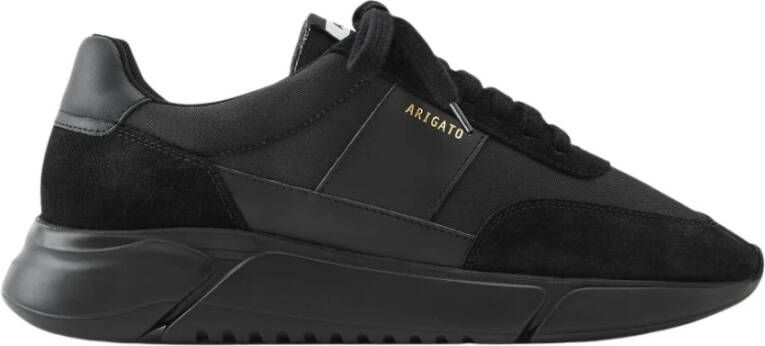Axel Arigato Zwarte Vintage Runner Sneakers Met Meshdetails Black Heren