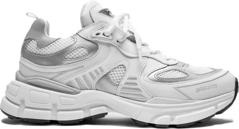 Axel Arigato Witte lage sneakers met reflecterende details White Dames