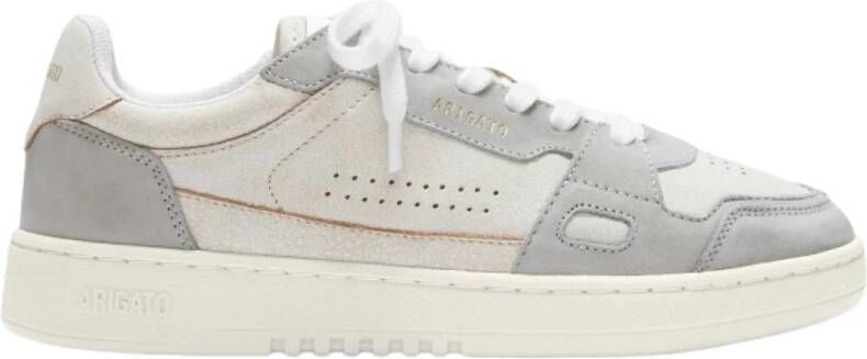 Axel Arigato Grijze Color-Block Sneakers met Gouden Logo
