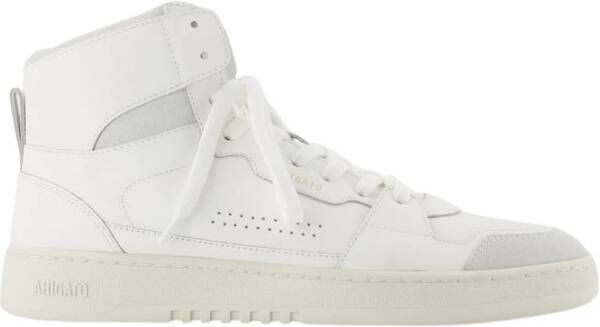 Axel Arigato Grijze Leren Dice Hi Sneakers White