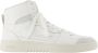 Axel Arigato Grijze Leren Dice Hi Sneakers White - Thumbnail 1