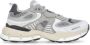 Axel Arigato Grijze Leren Sneakers Ronde Neus Multicolor Dames - Thumbnail 1