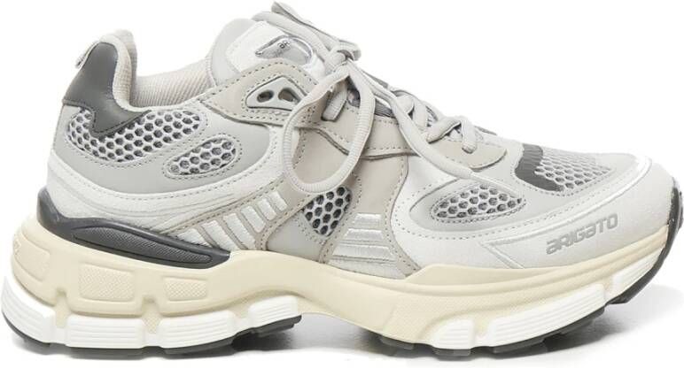 Axel Arigato Grijze Leren Ghost Runner Sneakers Gray Dames