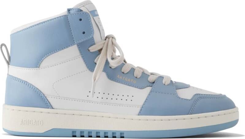 Axel Arigato Wit Stoffig Blauwe High-Top Sneakers White Dames