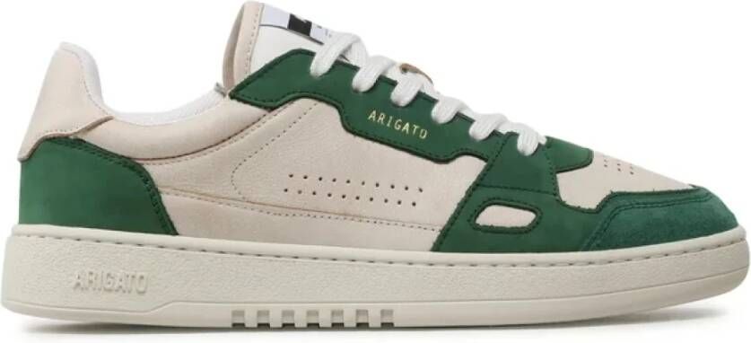 Axel Arigato Handgemaakte Vintage Sneakers met Contrastleer en Suède Beige Heren