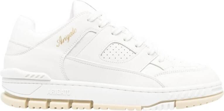 Axel Arigato Leren geperforeerde sneakers voor heren White Heren