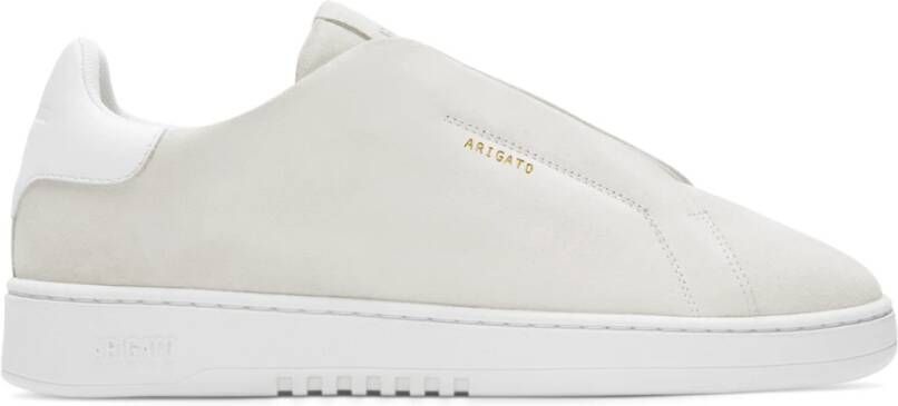 Axel Arigato Suède instap sneakers met platte zool White Heren