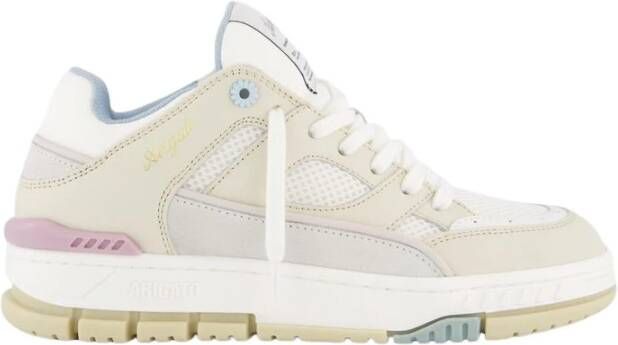 Axel Arigato Lage Top Sneaker Wit Beige