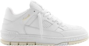 Axel Arigato Leren geperforeerde sneakers voor heren Wit Heren