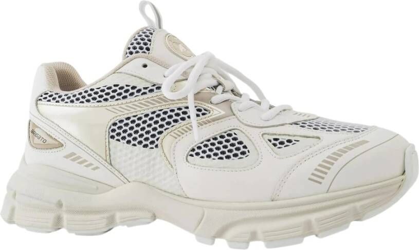 Axel Arigato Witte Leren en Technische Stoffen Sneakers voor White