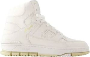 Axel Arigato Leren sneakers met rubberen zool en mesh voering Wit Dames