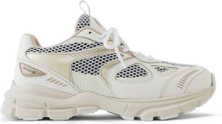 Axel Arigato Witte Leren en Technische Stoffen Sneakers voor White