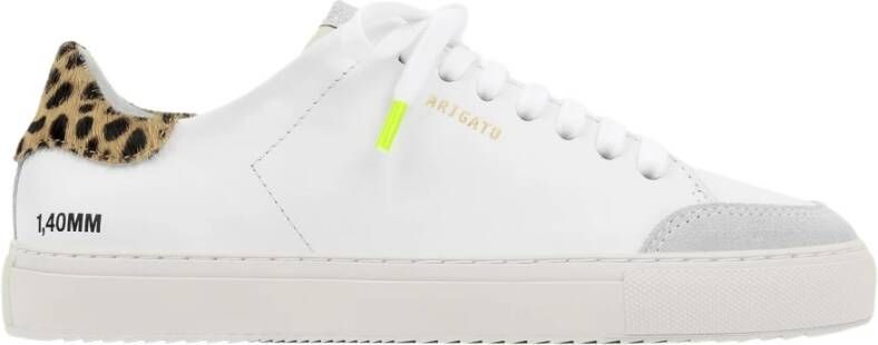 Axel Arigato Handgemaakte Luipaardprint Sneakers voor Vrouwen White Dames