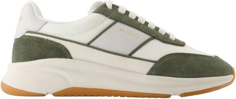 Axel Arigato Neo Beige Groen Leren Sneakers