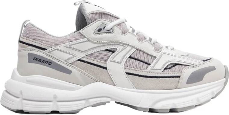 Axel Arigato Leren Sneakers met Mesh Inzetstukken Multicolor