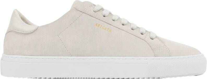 Axel Arigato Low-Top Sneakers Clean 90 Suede Sneaker in crème