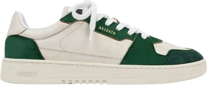 Axel Arigato Handgemaakte Vintage Sneakers met Contrastleer en Suède Beige Heren