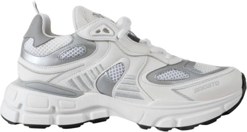 Axel Arigato Witte lage sneakers met reflecterende details White Dames