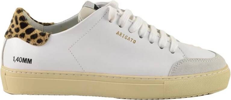 Axel Arigato Handgemaakte Luipaardprint Sneakers voor Vrouwen White Dames