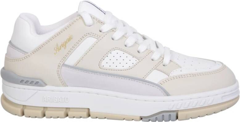 Axel Arigato Witte lage sneakers met geperforeerde details White Dames