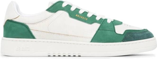 Axel Arigato Handgemaakte Vintage Sneakers met Contrastleer en Suède Beige Heren