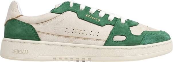 Axel Arigato Handgemaakte Vintage Sneakers met Contrastleer en Suède Beige Heren