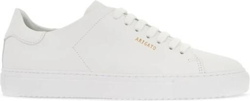 Axel Arigato Sneakers van glad leer met gouden logo White Dames