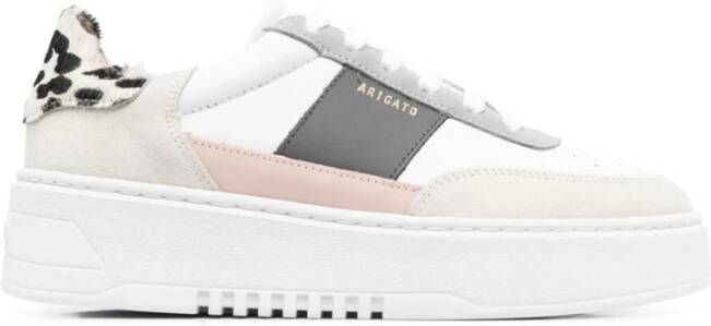 Axel Arigato Vintage Sneakers met Roze en Grijze Details White Dames