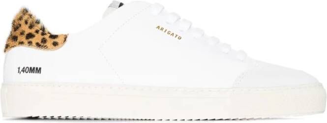 Axel Arigato Handgemaakte Luipaardprint Sneakers voor Vrouwen White Dames