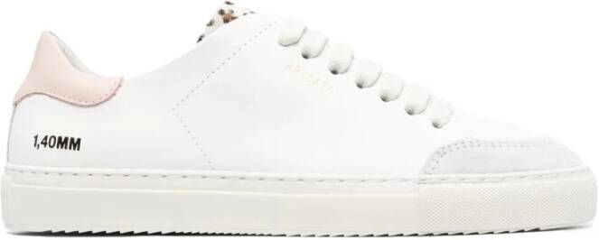 Axel Arigato Clean 90 Triple Sneakers Leer Wit Roze Leopard White Dames